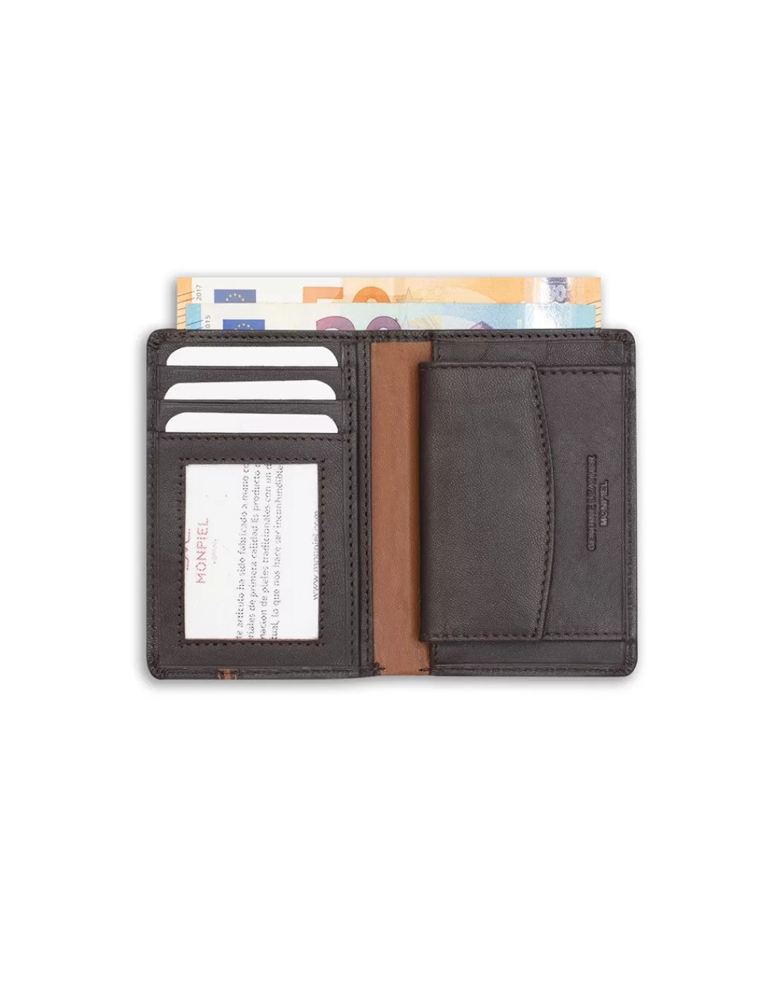 billetera_pequena_con_monedero_raya_lateral_2.webp Hombre MONPIEL Carteras Hombre Piel*Billetera Pequena con Monedero Raya Lateral