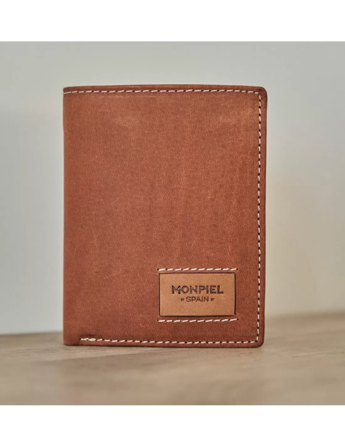 billetero_simple_parche_con_logo_1.webp Hombre MONPIEL Outlet Hombre | Carteras Hombre Piel*Billetero Simple Parche con Logo