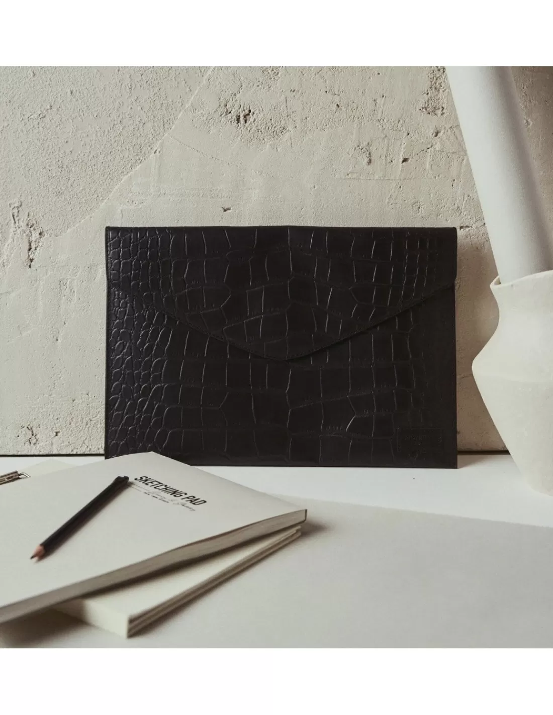 Mujer MONPIEL Otros Accesorios | Otros Accesorios*Funda de ordenador portatil de piel Elegance Coco